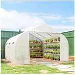 Outsunny Foliengew&auml;chshaus Foliengew&auml;chshaus, Tomatenhaus mit UV-Schutz,