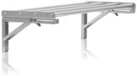 Mahlzeit Wandregal Edelstahl Wandregal Stangendesign, 60 x 30 cm, K&uuml;chenregal,