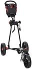 vidaXL Golftrolley 110 x 60 x 132 cm Golf-Dolly Schwarz 110x60x132 cm Eisen