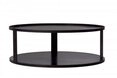 Natur24 Feuerschale Runde Feuerschalenbasis 102 x 30 x 102 cm Schwarz Naturstahl