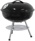 vidaXL Holzkohlegrill Holzkohlegrill 36,5 x 36,5 x 40 cm Schwarz