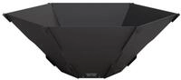 vidaXL Feuerstelle Feuerstelle Schwarz 58,5 x 51,5 x 19,5 cm Stahl, (1-St)