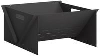 vidaXL Feuerkorb 40 x 40 x 20 cm Feuerkorb Feuerschale Feuerstelle Schwarz...