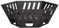 vidaXL Feuerstelle Feuerstelle Schwarz 60 x 60 x 23 cm Stahl, (1-St)