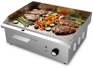 KLAMER Elektrogrill Edelstahl 3000W, XL Grillplatte 54,5x38,5 cm, Tischgrill