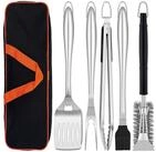 LuxusKollektion Grillbesteck-Set Grillbesteck Set 6-teilig Edelstahl mit...