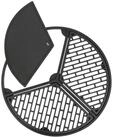 BBQ-Toro Grillrost Gusseisen Plancha Set mit Grillrost und Grillplatte, &Oslash;...