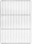 vidaXL Grillspie&szlig; Grillrost 50 x 35 cm Edelstahl Silber (1-St) silberfarben