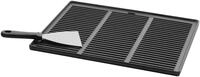 Buschbeck Grillplattenaufsatz Plancha-Platte mit Grillspachtel, Edelstahl,...