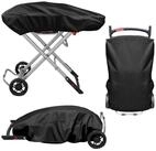 LuxusKollektion Grillabdeckhaube Gasgrill Abdeckung f&uuml;r Weber Traveler LP Black