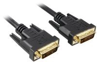 Sharkoon Sharkoon Kabel DVI-D > DVI-D, (2 Meter, Dual Link, 24+1) Audio- &