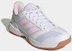 Hallenschuh ADIDAS PERFORMANCE "LIGRA 8 INDOOR", Damen, Gr. 43, cloud wei&szlig;,