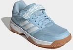 Hallenschuh ADIDAS PERFORMANCE "SPEEDCOURT INDOOR KIDS", Jungen, Gr. 33, blau...