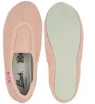 Beck Schl&auml;ppchen Echt-Leder mit Ledersohle Gymnastikschuh (mit Ristgummi) und