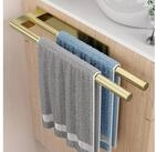 LuxusKollektion Handtuchstange Handtuchhalter Edelstahl ohne Bohren 40cm...