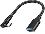 LogiLink LOGILINK USB-C-Adapter CU0100 C/M zu USB-A/F OTG 0,2m USB-Adapter
