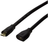 LogiLink LogiLink USB-Kabel USB 2.0 USB-Micro-B Stecker, USB-Micro-B Buchse 0.