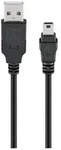 Goobay GOOBAY USB 2.0 Hi-Speed Kabel A/miniB 93623 1,5m schwarz USB-Kabel