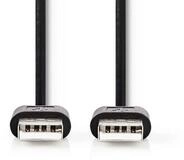 Nedis CCGL60001BK20 USB-Kabel, USB-Kabel, USB-Kabel (200 cm), USB-A auf USB-A,