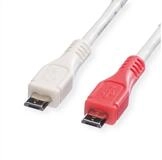 VALUE USB 2.0 Ladekabel, Micro B - Micro B, ST/ST USB-Kabel, USB 2.0 Typ Micro B