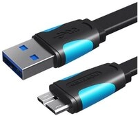 VENTION Flaches USB 3.0 A auf Micro-B Ladekabel USB-Kabel, (100 cm)