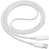 Akyga Akyga USB-Kabel USB-C&reg; Stecker, Apple Lightning Stecker 1.00 m Wei&szlig;