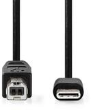 Nedis CCGL60650BK10 USB-Kabel, USB-Kabel, USB-Kabel (100 cm), Beidseitig...