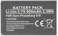 AccuCell AccuCell Akku passend f&uuml;r den Simvalley PX-3371-675 Akku Handy Akku...