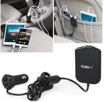 Technaxx 4-fach USB-KFZ-Ladeger&auml;t (max. 4x 2,4A)- Ladeadapter f&uuml;rs Auto KFZ...