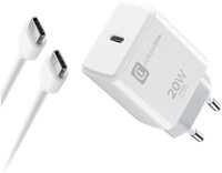 Cellularline USB-C Charger Kit f&uuml;r Apple 20W PD White (60758) USB-Ladeger&auml;t