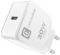 Cellularline USB Typ-C Travel Charger One 30W White (60039) USB-Ladeger&auml;t