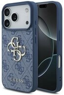Guess Handyh&uuml;lle Schutzh&uuml;lle Hartschale Lederoptik, 4G-Muster, Metalllogo,