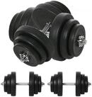 HOMCOM Hantel-Set Kurzhantel-Set 40 kg, Schwarz, (Set, 2er Set Kurzhanteln mit...