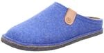 Pantoffel ROHDE "CALMYS N15", Damen, Gr. 36, blau, Filz, Schuhe Pantoffel, Clog,