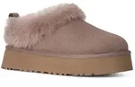 UGG W TAZZELLE Schlupfboots Mule, Schlupfschuh, Micro Boots mit Lammfell-Kragen