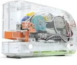 RAPESCO Heftger&auml;t Elektroheftger&auml;t 626EL USB/Batterie transparent