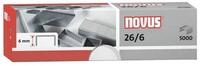 NOVUS Heftklammer 26/6, 5.000 St&uuml;ck/Pack, Heftleistung 30 Blatt