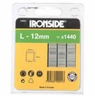 IRONSIDE Tackerklammer Klammern 12mm Typ L Inhalt: 1440 St&uuml;ck
