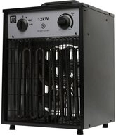 SHX Heizger&auml;t 12KW2025 Bauheizer 12000 W Schwarz/Grau SHX12KW2025,