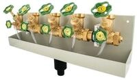 Schl&ouml;sser Wasserrohr Kompakt-Verteilerstation DN 25/32, mit Ablaufrinne,...