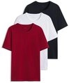 BOSS T-Shirt TShirtRN 3P Classic (Packung, 3-tlg) mit BOSS Stickerei