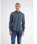 LERROS Karohemd Herrenhemd aus Baumwolle im zeitlosen Karo-Design blau M