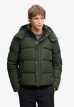 Superdry Steppjacke PREMIUM HOOD PUFFER JKT Kunstfaser, relaxed fit