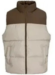 Jack & Jones Steppweste JJRAZE BODYWARMER Kunstfaser, regular fit beige L (52)