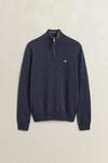 Troyer GANT "SUPERFINE LAMBSWOOL", Herren, Gr. S, blau (schwarz navy melange),