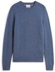 Rundhalspullover TOMMY HILFIGER "LAMBSWOOL CREW NECK", Herren, Gr. XL, blau (aegean