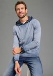 KangaROOS Langarmshirt schmale Passform, Langarm, mit Kapuze, aus Single Jersey