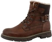 Winterboots TOM TAILOR, Herren, Gr. 40, braun, Lederimitat, Textil, Schuhe