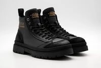 Schn&uuml;rboots REPLAY "SANDTOWN PEAK", Herren, Gr. 41, schwarz, Leder, unifarben,