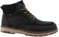 Winterboots TOM TAILOR, Herren, Gr. 40, schwarz (anthrazit), Lederimitat, Textil,